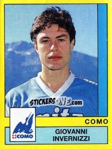 Sticker Giovanni Invernizzi - Calciatori 1988-1989 n. 86 - Panini