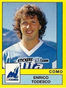 Sticker Enrico Todesco - Calciatori 1988-1989 n. 89 - Panini