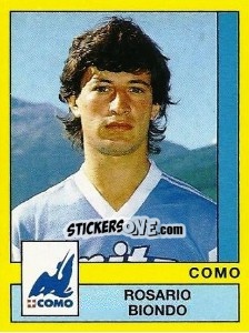 Sticker Rosario Biondo - Calciatori 1988-1989 n. 97 - Panini