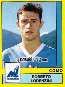 Sticker Roberto Lorenzini - Calciatori 1988-1989 - Panini