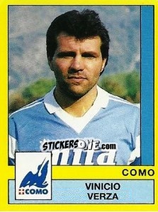 Sticker Vinicio Verza - Calciatori 1988-1989 n. 99 - Panini