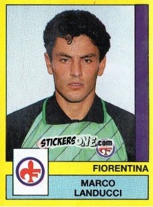 Sticker Marco Landucci - Calciatori 1988-1989 - Panini