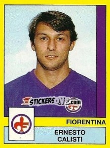 Sticker Ernesto Calisti - Calciatori 1988-1989 - Panini