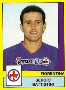 Sticker Sergio Battistini - Calciatori 1988-1989 - Panini