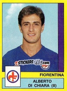 Sticker Alberto Di Chiara - Calciatori 1988-1989 - Panini