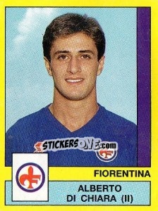 Figurina Alberto Di Chiara - Calciatori 1988-1989 - Panini