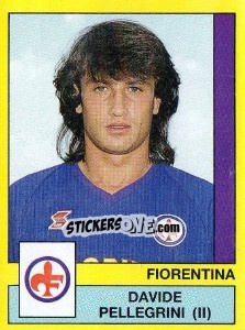 Sticker Davide Pellegrini - Calciatori 1988-1989 - Panini