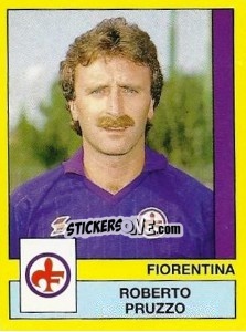 Figurina Roberto Pruzzo - Calciatori 1988-1989 n. 120 - Panini