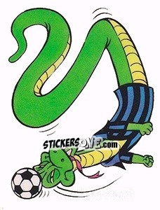 Sticker Mascotte - Calciatori 1988-1989 n. 124 - Panini