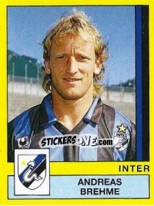 Sticker Andreas Brehme - Calciatori 1988-1989 n. 125 - Panini