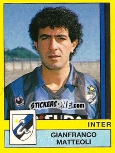 Cromo Gianfranco Matteoli - Calciatori 1988-1989 - Panini