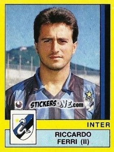 Sticker Riccardo Ferri - Calciatori 1988-1989 n. 127 - Panini