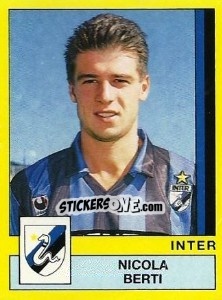 Cromo Nicola Berti - Calciatori 1988-1989 n. 130 - Panini