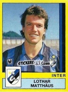 Sticker Lothar Matthäus - Calciatori 1988-1989 - Panini