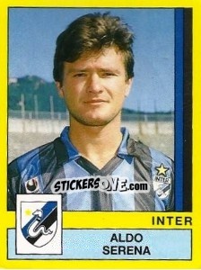 Sticker Aldo Serena - Calciatori 1988-1989 n. 133 - Panini
