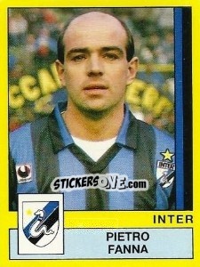 Cromo Pietro Fanna - Calciatori 1988-1989 - Panini