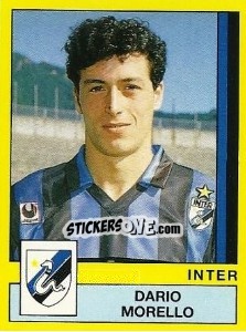 Sticker Dario Morello - Calciatori 1988-1989 n. 140 - Panini