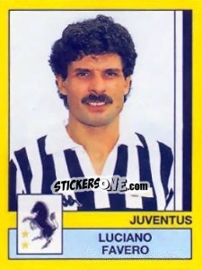 Sticker Luciano Favero - Calciatori 1988-1989 - Panini