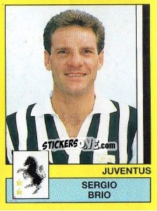 Sticker Sergio Brio - Calciatori 1988-1989 n. 147 - Panini