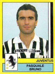 Sticker Pasquale Bruno - Calciatori 1988-1989 n. 157 - Panini