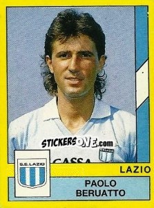 Figurina Paolo Beruatto - Calciatori 1988-1989 - Panini