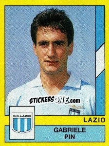 Sticker Gabriele Pin - Calciatori 1988-1989 n. 166 - Panini