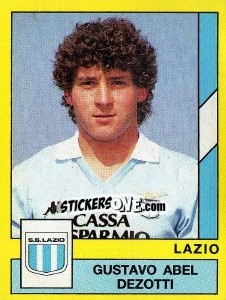Sticker Gustavo Abel Dezotti - Calciatori 1988-1989 n. 169 - Panini