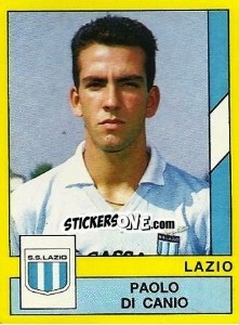 Figurina Paolo Di Canio - Calciatori 1988-1989 - Panini