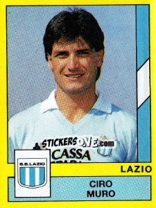 Sticker Ciro Muro - Calciatori 1988-1989 - Panini