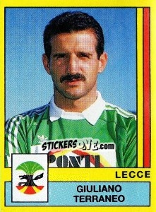 Sticker Giuliano Terraneo - Calciatori 1988-1989 - Panini