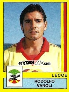 Sticker Rodolfo Vanoli - Calciatori 1988-1989 n. 188 - Panini