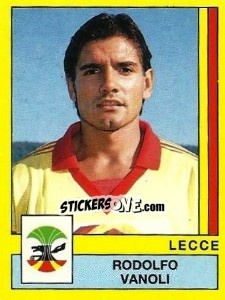 Sticker Rodolfo Vanoli - Calciatori 1988-1989 - Panini