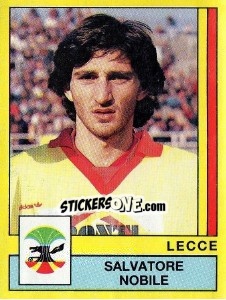 Sticker Salvatore Nobile - Calciatori 1988-1989 n. 197 - Panini
