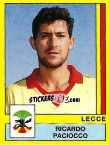 Cromo Ricardo Paciocco - Calciatori 1988-1989 - Panini