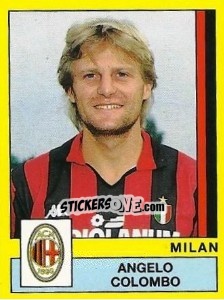 Sticker Angelo Colombo - Calciatori 1988-1989 n. 206 - Panini