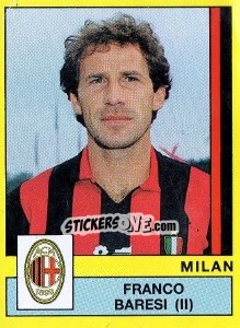 Sticker Franco Baresi - Calciatori 1988-1989 n. 208 - Panini