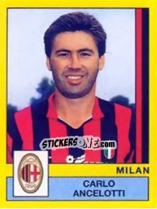 Sticker Carlo Ancelotti - Calciatori 1988-1989 n. 210 - Panini