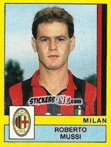 Cromo Roberto Mussi - Calciatori 1988-1989 - Panini
