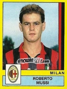 Sticker Roberto Mussi - Calciatori 1988-1989 n. 217 - Panini