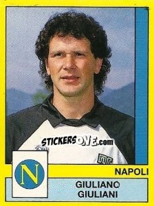 Sticker Giuliano Giuliani - Calciatori 1988-1989 n. 222 - Panini