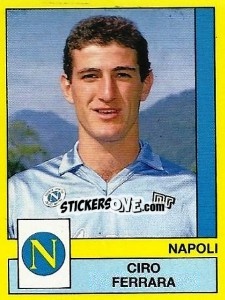 Sticker Ciro Ferrara - Calciatori 1988-1989 - Panini