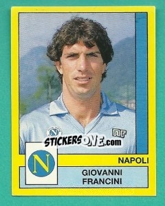 Sticker Giovanni Francini - Calciatori 1988-1989 - Panini