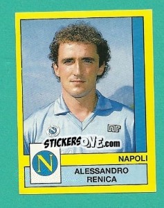 Figurina Alessandro Renica - Calciatori 1988-1989 - Panini