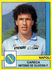 Cromo Careca  Antonio De Oliveira F. - Calciatori 1988-1989 - Panini