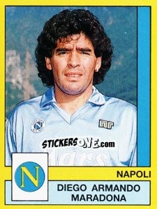 Figurina Diego Armando Maradona - Calciatori 1988-1989 - Panini