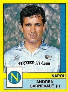 Cromo Andrea Carnevale - Calciatori 1988-1989 n. 233 - Panini