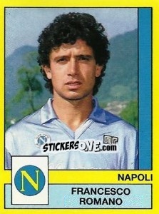 Figurina Francesco Romano - Calciatori 1988-1989 - Panini
