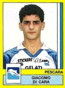 Sticker Giacomo Di Cara - Calciatori 1988-1989 n. 243 - Panini