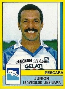 Sticker Junior Leovegildo Lins Gama - Calciatori 1988-1989 n. 247 - Panini