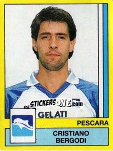 Sticker Cristiano Bergodi - Calciatori 1988-1989 n. 248 - Panini